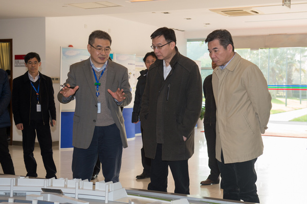 周波副市长调研上海分院----中国科学院上海分院